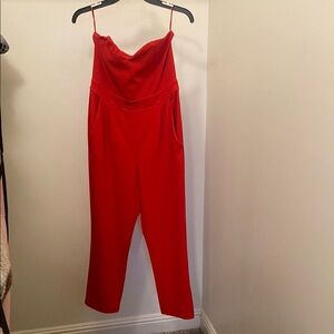 Express Red Jumpsuit